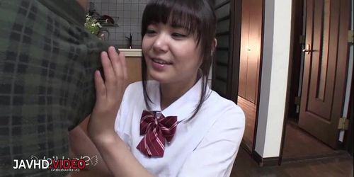 Miniatura de Naughty JAV Student Amazes With Passionate Japanese Blowjob Techniques