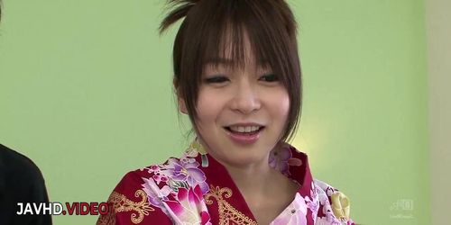 Miniatura de Kinky JAV Star Nozomi Hazuki Gives Japanese Blow Jobs Gets Creamed Hotly