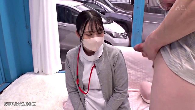Miniatura de Brunette Nurse Takes Deep Creampie in Magic Mirror 5