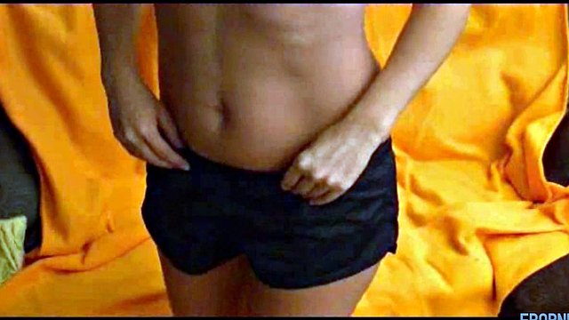 Miniatura de Blonde Lesbian Masturbates with Sex Toys in Lingerie