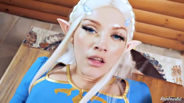 Miniatura de Blonde Hentai Cosplayer Pounds Her Ass Hard in Intense The Legend of Zelda Cosplay POV with Ghost Dailyv