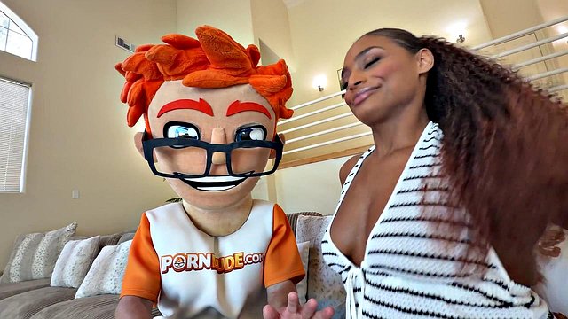 Miniatura de Rhae Woods Ebony Casting Blowjob