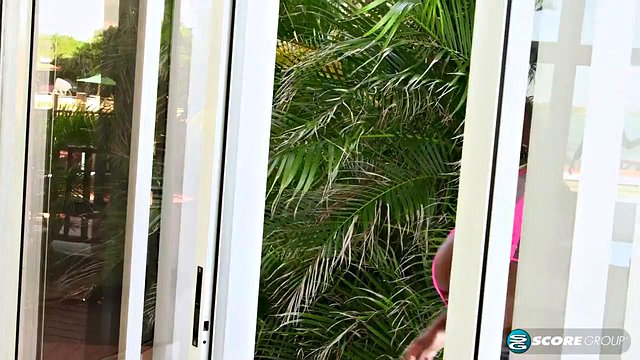 Miniatura de Busty Milf Teases Tits in Sun