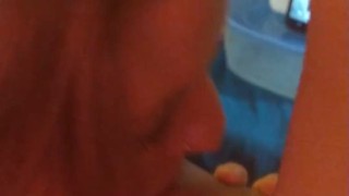 Miniatura de Beautiful Girl In Lingerie Sucks Daddy's Cock (Pov)