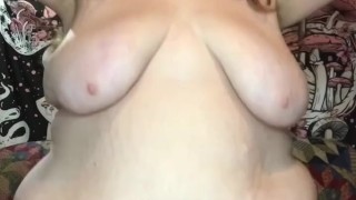 Miniatura de PARTIAL SLOW MOTION BBW BABE WITH BIG BOUNCING TITS BIG ASS RIDES DICK FOR A DRIPPING CREAMPIE