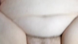 Miniatura de Close Up Missionary Fuck BBW With Big Tits Hairy Pussy Begs For Creampie
