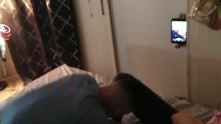 Miniatura de Sexy Latino creampies hard in my little wet tight pussy camera 2