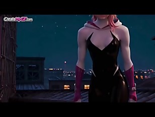 Miniatura de sexy slim gwen gets deepthroated and fucked by black cock venom 3d animation ai generated