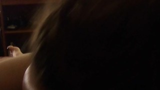 Miniatura de Pov blowjob facial and cum on tits (pretty thick girl moaning while sucking dick and begs for cum)