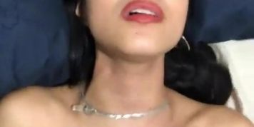 Miniatura de Sex in missionary ends with squirt and creampie
