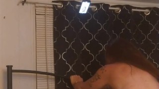 Miniatura de Angry milf is mad at me and takes all her frustration out on me by grinding and riding my dick rough