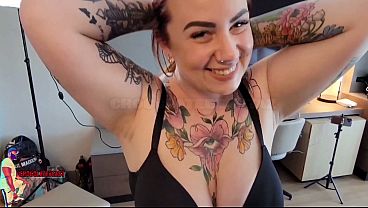 Miniatura de Dándole a la BBW Arizona Rose un creampie chorreante