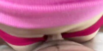 Miniatura de Hot Pov: Rubbing My Dick On My Gf'S Shaved Pussy And Clit, Cum In Her Red Cotton Panties (Anna Shpilman)