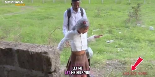 Miniatura de Ebony Amateur Mature Quickie In Abandoned House With Big Cock